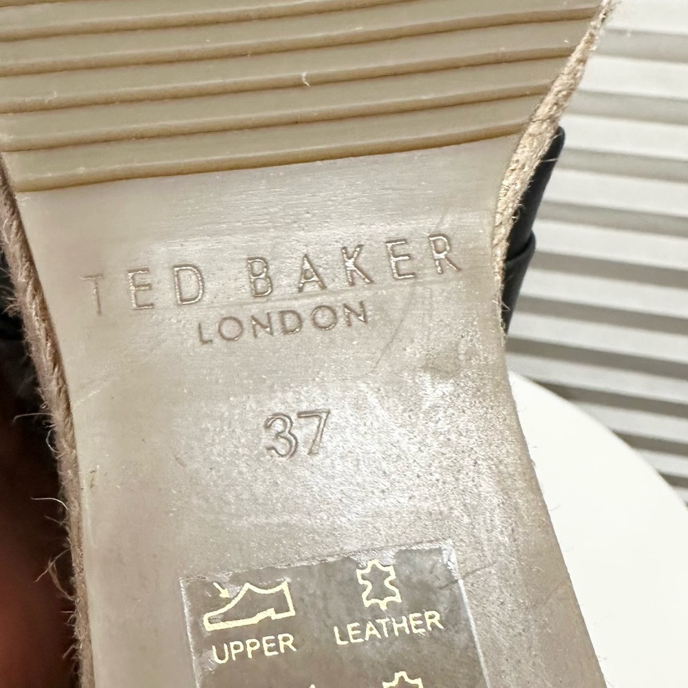 🌸TED BAKER🌸 Taymin Knotted Espadrille Wedge Sandal Size: 37 - Picture 10 of 12